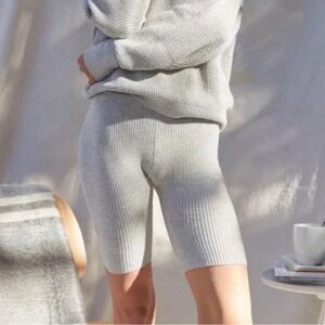 LUNYA Cozy Cotton Silk Ribbed Bike Shorts